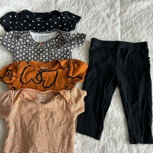 9 month baby girl set